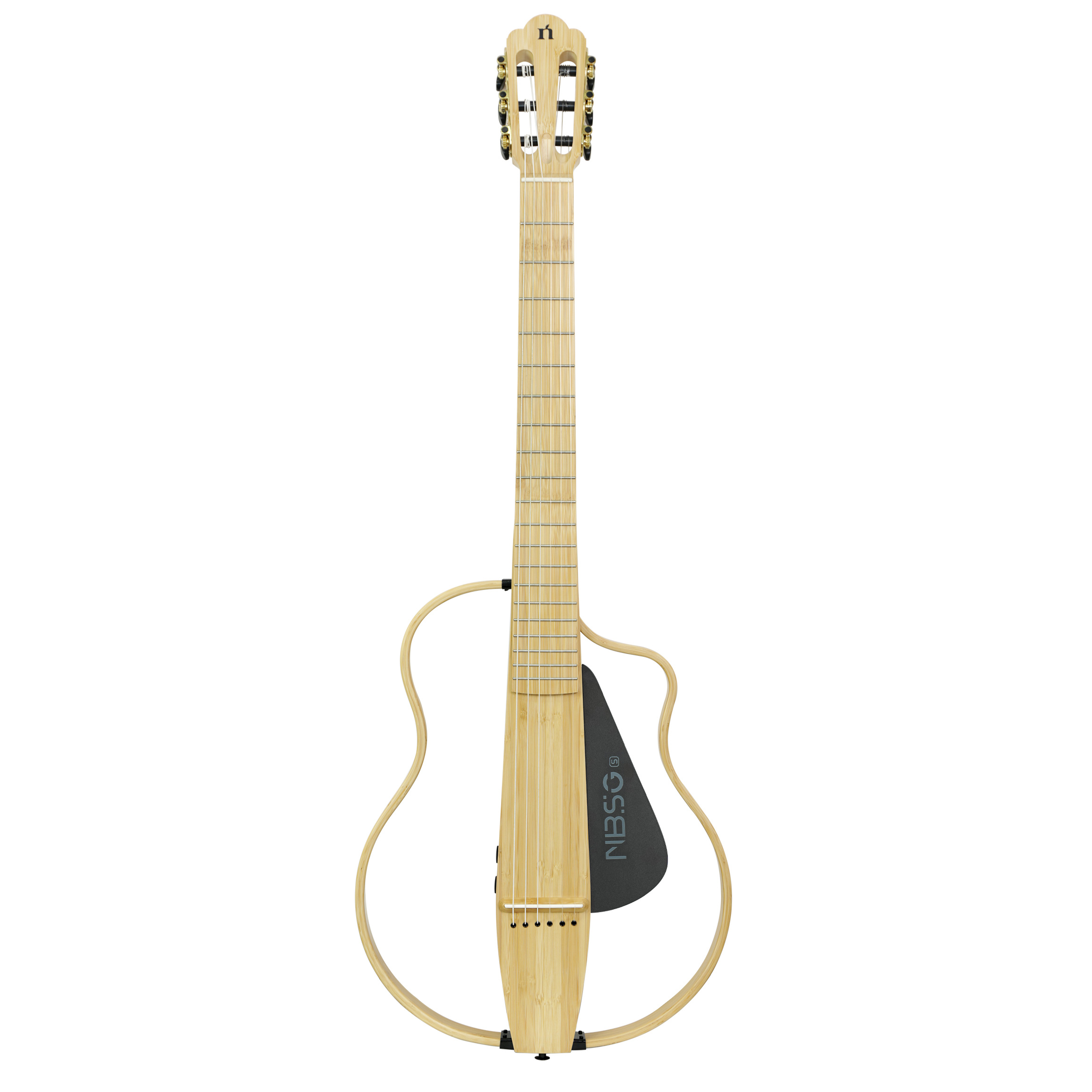Natasha NBSG-S Silent Smart Bamboo Elektro Klasik Gitar